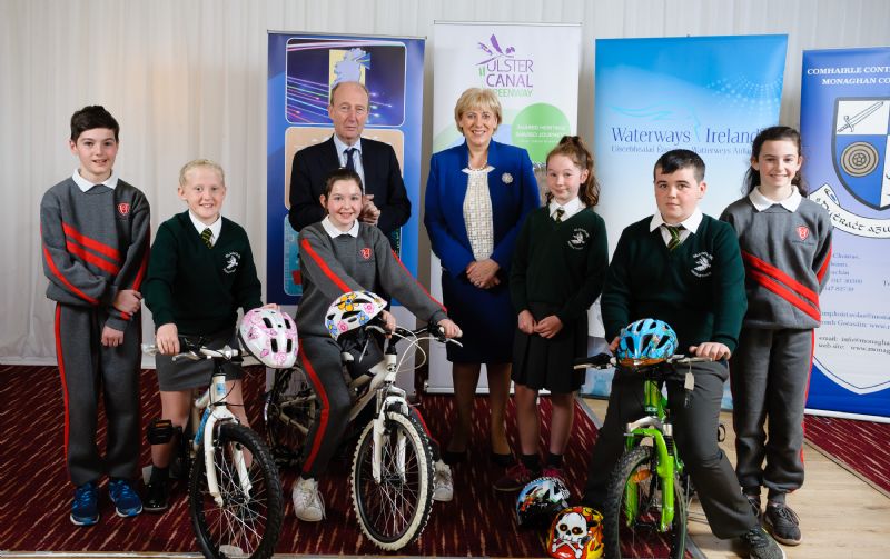 Ministers Ross and Humphreys launch EU INTERREG VA funded Ulster Canal Greenway Project between Monaghan and Armagh