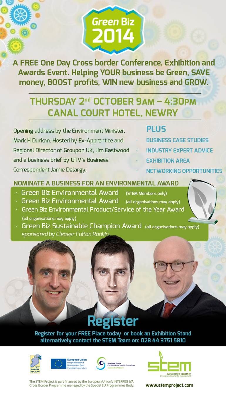 Upcoming Project Events – EBR STEM Project host ‘Green Biz 2014’ Conference