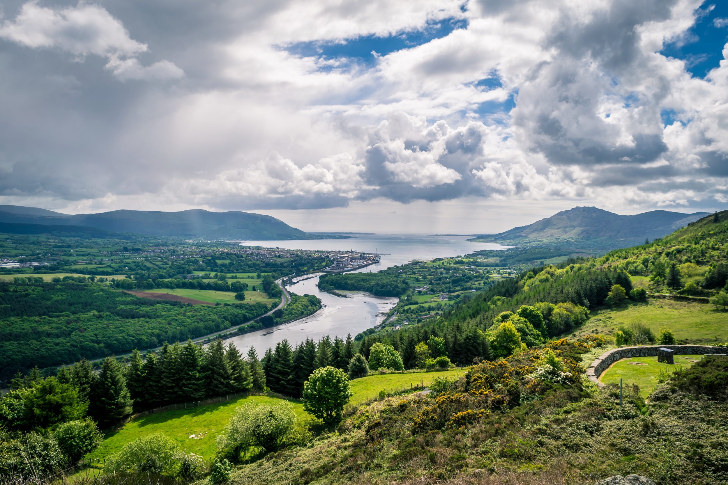 View,From,The,Flagstaff,View,Point,Of,Carlingford,Lough,Warrenpoint